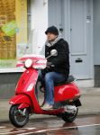 Amsterdam 5 februari 2013
Victor Reinier op zijn vespa scooter.
Peter Smulders bv