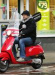 Amsterdam 5 februari 2013
Victor Reinier op zijn vespa scooter.
Peter Smulders bv