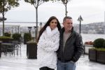 Istanbul 25 januari 2013
Yolanthe Sneijder Cabau samen met haar schoonvader Berrie Sneijder en hondje James in de tuin van het four seasons Hotel in Istanbul.
Peter Smulders bv