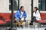 Istanbul 25 januari 2013
Yolanthe Sneijder Cabau samen met haar schoonvader Berrie Sneijder en hondje James in de tuin van het four seasons Hotel in Istanbul.
Peter Smulders bv
