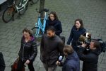 Amsterdam 22 januari 2014
Rechtzaak Badr Hari bij rechtbank in Amsterdam. Veel pers wacht Badr en zijn advocaat Bernadette Ficq