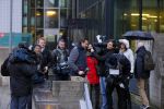 Amsterdam 23 januari 2014
Tweede dag van de rechtzaak van Badr Hari. Er is weer veel pers aanwezig.