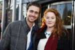Haarlem 12 januari 2014
Premiere liefde half om half in schouwburg van Haarlem. Beau Schneider met vriendin