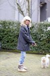 Aalsmeer 17 januari 2014
Bonnie st Claire met haar hondjes bij haar huis.