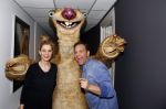 Amsterdam 20 januari 2014
Carlo Boszhard spreekt stem van Mamoet in in de film ice age. Carlo met Hilde de Mildt
