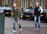 Amsterdam 13 januari 2014
Daley Blind met een vriend op de cornelis schuytstraat.