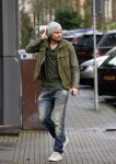 Amsterdam 13 januari 2014
Daley Blind met een vriend op de cornelis schuytstraat.