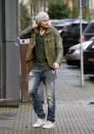Amsterdam 13 januari 2014
Daley Blind met een vriend op de cornelis schuytstraat.