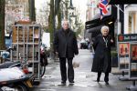Amsterdam 13 januari 2013
Joop v Zijl met zijn vrouw op de cornelis schuytstraat.