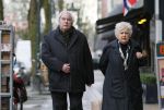 Amsterdam 13 januari 2013
Joop v Zijl met zijn vrouw op de cornelis schuytstraat.