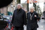 Amsterdam 13 januari 2013
Joop v Zijl met zijn vrouw op de cornelis schuytstraat.