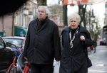 Amsterdam 13 januari 2013
Joop v Zijl met zijn vrouw op de cornelis schuytstraat.