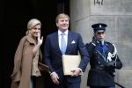 Amsterdam 14 januari 2014
Nieuwjarsreceptie Koning Willem Alexander en Koningin Maxima op het paleis op de dam.
