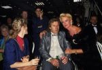 Noordwijk 12 December 1988 Koos Alberts en Ria Valk  en Leo Lukassen met zijn vrouw