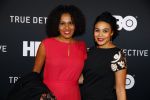 Amsterdam 13 januari 2013
Premiere True detective van HBO. Manoushka Zeegelaar Breeveld met een vriendin