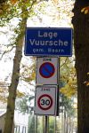 Lage Vuursche.
Bord gemeente Lage Vuursche.