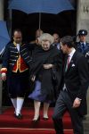 Amsterdam 15 januari 2014
Nieuwjaarsreceptie Koning Willem Alexander en Koningin Maxima in het paleis op de dam. Prinses Beatrix