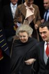Amsterdam 15 januari 2014
Nieuwjaarsreceptie Koning Willem Alexander en Koningin Maxima in het paleis op de dam. Prinses Beatrix