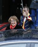 Amsterdam 15 januari 2014
Nieuwjaarsreceptie Koning Willem Alexander en Koningin Maxima in het paleis op de dam. Prinses Margriet