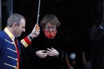 Amsterdam 15 januari 2014
Nieuwjaarsreceptie Koning Willem Alexander en Koningin Maxima in het paleis op de dam. Prinses Margriet