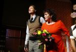 Haarlem 12 januari 2013
Premiere Liefde Half om Halfï¿½
metHenriï¿½tte Tol, Rick Engelkes, Kees Boot, Lone van Roosendaal, Camilla Siegertz en Jelle de Jong in de schouwburg van Haarlem.