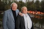 Alphen aan de Rijn 22 januari 2015
Presentatie nieuwe bassie en adriaan film.
Aad van Toor (Adriaan), Fedor Rossem (Boef Linke Leo), Job Bovelander (Koen), Janouk Kelderman (Keet!), Peter Sterk (Boef 1001) en Bas van Toor (Bassie) in Avifauna