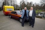 Alphen aan de Rijn 22 januari 2015
Presentatie nieuwe bassie en adriaan film.
Aad van Toor (Adriaan), Fedor Rossem (Boef Linke Leo), Job Bovelander (Koen), Janouk Kelderman (Keet!), Peter Sterk (Boef 1001) en Bas van Toor (Bassie) in Avifauna
