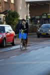 Amsterdam 23 januari 2015
Anna Drijver op de fiets