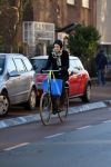 Amsterdam 23 januari 2015
Anna Drijver op de fiets
