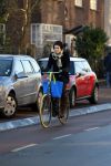 Amsterdam 23 januari 2015
Anna Drijver op de fiets
