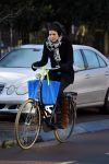 Amsterdam 23 januari 2015
Anna Drijver op de fiets