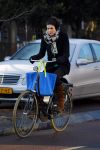 Amsterdam 23 januari 2015
Anna Drijver op de fiets