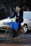 Amsterdam 23 januari 2015
Anna Drijver op de fiets