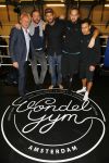Amsterdam 21 januari 2015
Opening sportschool van Arie Boomsma genaamd Vondelgym. Arie met zijn compagnons
