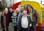 Alphen aan de Rijn 22 januari 2015
Presentatie nieuwe bassie en adriaan film.
Aad van Toor (Adriaan), Fedor Rossem (Boef Linke Leo), Job Bovelander (Koen), Janouk Kelderman (Keet!), Peter Sterk (Boef 1001) en Bas van Toor (Bassie) in Avifauna