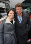 Amsterdam 8 februari 2015
Premiere Paddington in Pathe Arena met stemmencast Beau v Erven Dorens en Lange Frans.
Beau met zijn vrouw Selly en hun kinderen