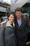 Amsterdam 8 februari 2015
Premiere Paddington in Pathe Arena met stemmencast Beau v Erven Dorens en Lange Frans.
Beau met zijn vrouw Selly en hun kinderen