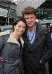 Amsterdam 8 februari 2015
Premiere Paddington in Pathe Arena met stemmencast Beau v Erven Dorens en Lange Frans.
Beau met zijn vrouw Selly en hun kinderen