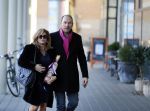 Amsterdam 24 januari 2014
Connie Bruekhoven Witteman doet bsamen met Eugene v Dun boodschappen op he gelderlandplein