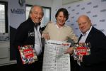 Hilversum 20 januari 2015
De deurzakkers op bezoek bij Erik de Zwart (radio Veronica) omdat ze 40 jaar geleden binnen kwamen in de top 40