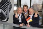 Hilversum 20 januari 2015
De deurzakkers op bezoek bij Erik de Zwart (radio Veronica) omdat ze 40 jaar geleden binnen kwamen in de top 40. Met Rens Muller