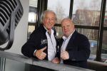 Hilversum 20 januari 2015
De deurzakkers op bezoek bij Erik de Zwart (radio Veronica) omdat ze 40 jaar geleden binnen kwamen in de top 40