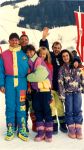 1994 Frank Masmeijer met zijn vrienden die in een van zijn laatste show de hoofdprijs wonnen t.w.v. zo'n 25 a 30.000 gulden tijdens de HolidayShow
Dit zijn foto's die zijn gemaakt  enkele weken voordaat de show werd genomen op een wintersportvakantie met dezelfde vreiden.