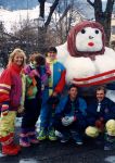 1994 Frank Masmeijer met zijn vrienden die in een van zijn laatste show de hoofdprijs wonnen t.w.v. zo'n 25 a 30.000 gulden tijdens de HolidayShow
Dit zijn foto's die zijn gemaakt  enkele weken voordaat de show werd genomen op een wintersportvakantie met dezelfde vreiden.