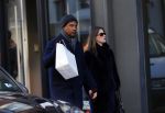 Amsterdam 6 februari 2015
Frank Rijkaard met zijn vrouw Stefanie op de pc hooftstraat en in het vondelpark