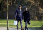 Amsterdam 6 februari 2015
Frank Rijkaard met zijn vrouw Stefanie op de pc hooftstraat en in het vondelpark
