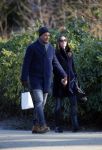 Amsterdam 6 februari 2015
Frank Rijkaard met zijn vrouw Stefanie op de pc hooftstraat en in het vondelpark