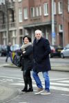 Amsterdam 20 januari 2015
Frank Wisse en Marit Koek in amsterdam zuid.