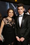 Amsterdam 11 februari 2015
Premiere fifty shades of grey in tuschinski.
Heleen v Royen met zoon