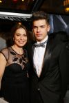 Amsterdam 11 februari 2015
Premiere fifty shades of grey in tuschinski.
Heleen v Royen met zoon